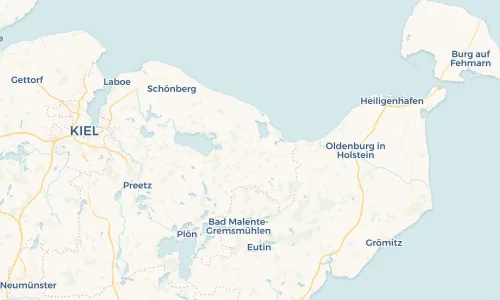 Regenradar Vorschaubild - Aktuelle Niederschläge in Lütjenburg und Umgebung