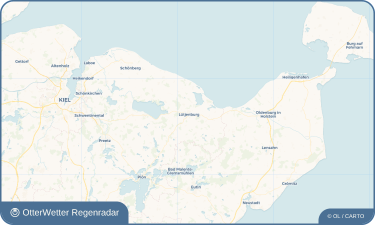 OtterWetter Regenradar-Widget Lütjenburg