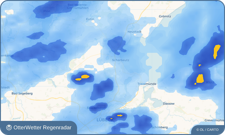 OtterWetter Regenradar-Widget Luschendorf