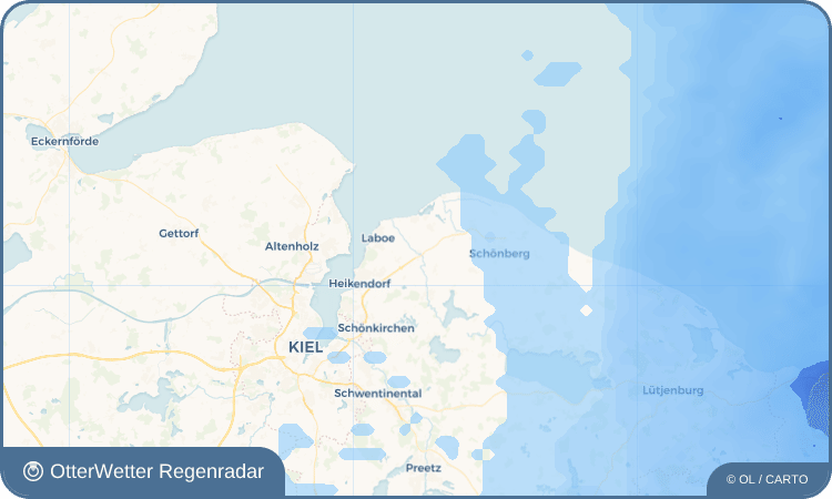 Widget-Vorschau für Lutterbek Wetter-Widget-Vorschau mit Vorhersagedaten für Lutterbek