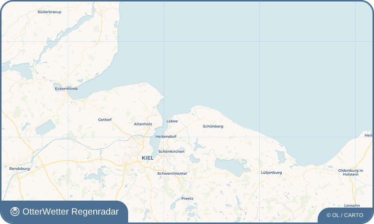 OtterWetter Regenradar-Widget Marina Wendtorf