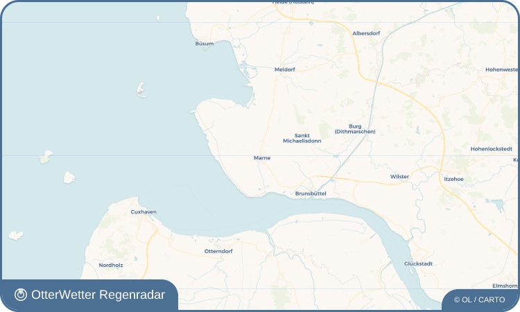 OtterWetter Regenradar-Widget Marne