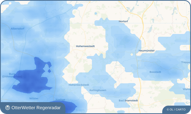 OtterWetter Regenradar-Widget Meezen