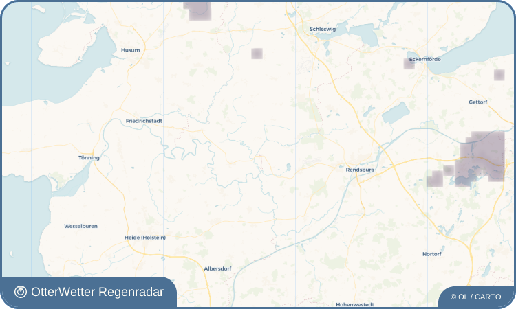 Wetter-Widget-Vorschau mit Vorhersagedaten für Meggerholm
