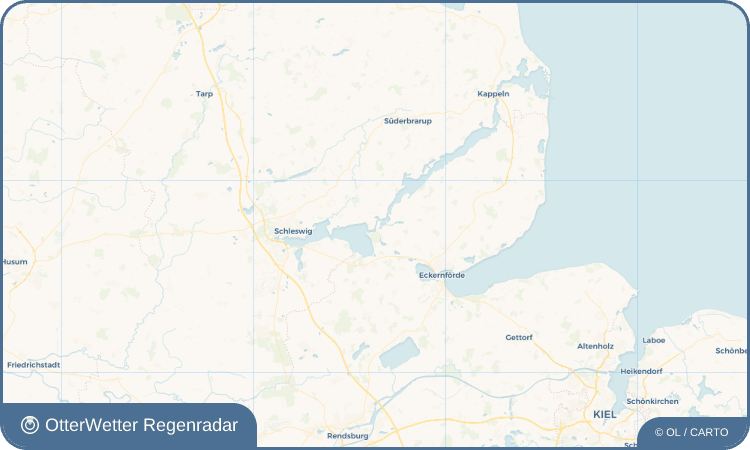 OtterWetter Regenradar-Widget Missunde
