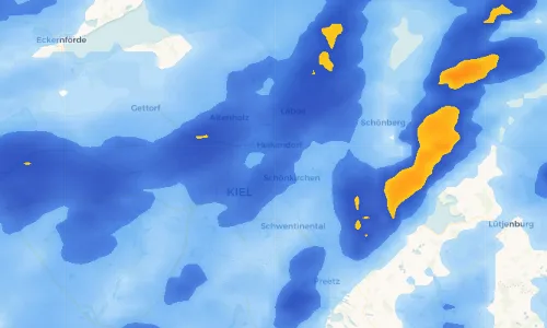 Regenradar Vorschaubild - Aktuelle Niederschläge in Mönkeberg und Umgebung