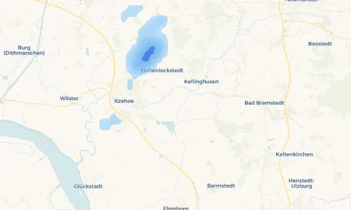 Regenradar Vorschaubild - Aktuelle Niederschläge in Moordiek und Umgebung