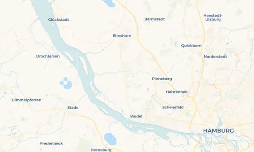 Regenradar Vorschaubild - Aktuelle Niederschläge in Moorrege und Umgebung