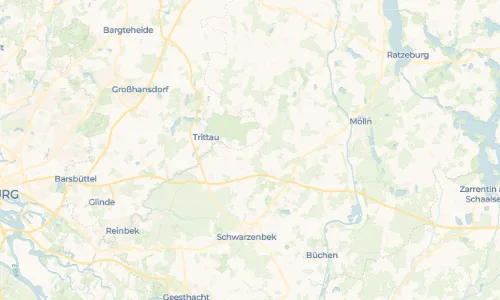 Regenradar Vorschaubild - Aktuelle Niederschläge in Mühlenrade und Umgebung