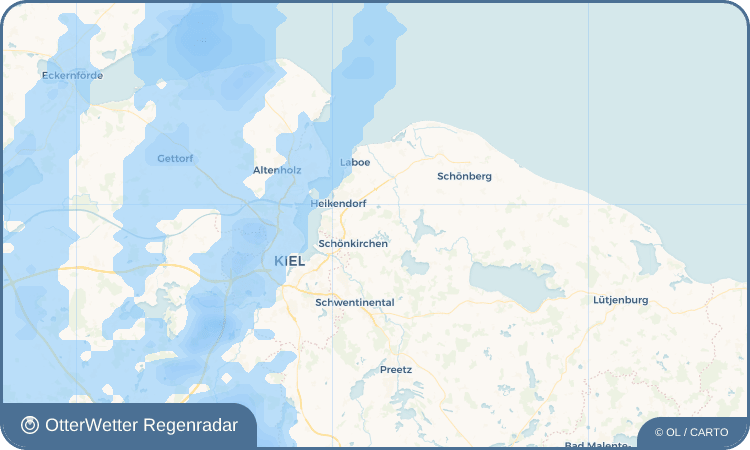 Wetter-Widget-Vorschau mit Vorhersagedaten für Muxall