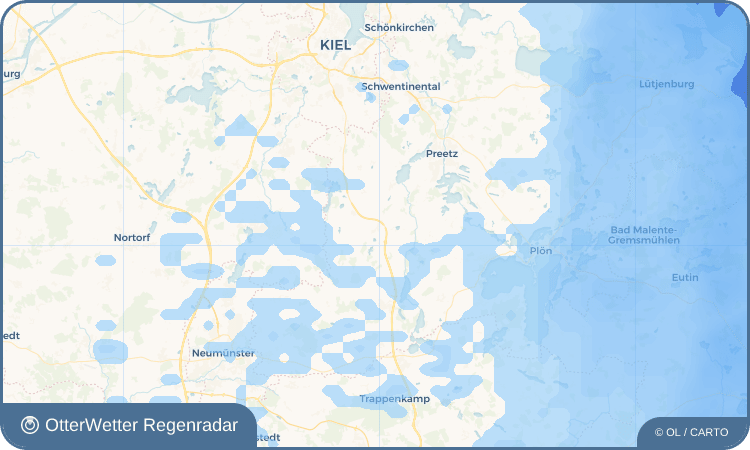 OtterWetter Regenradar-Widget Nettelsee
