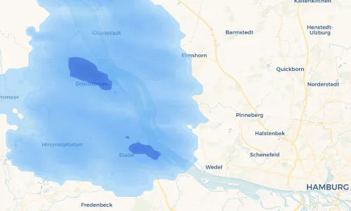 Regenradar Vorschaubild - Aktuelle Niederschläge in Neuendeich und Umgebung