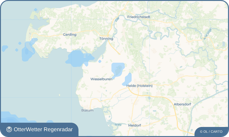 OtterWetter Regenradar-Widget Neuenkirchen