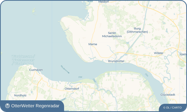 OtterWetter Regenradar-Widget Neufeld