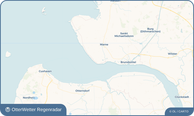 OtterWetter Regenradar-Widget Neufelderkoog