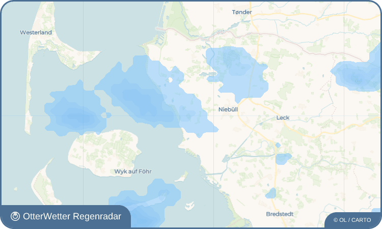OtterWetter Regenradar-Widget Neugalmsbüll