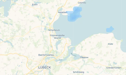 Regenradar Vorschaubild - Aktuelle Niederschläge in Niendorf/Ostsee und Umgebung