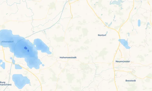 Regenradar Vorschaubild - Aktuelle Niederschläge in Nindorf und Umgebung