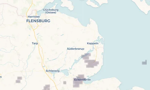 Regenradar Vorschaubild - Aktuelle Niederschläge in Norderbrarup und Umgebung