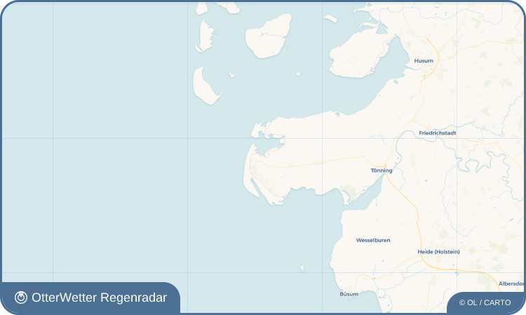 OtterWetter Regenradar-Widget Norderdeich