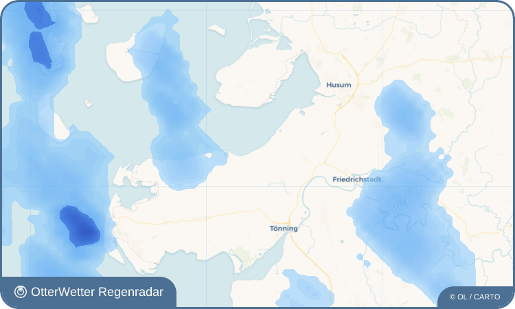 OtterWetter Regenradar-Widget Norderfriedrichskoog