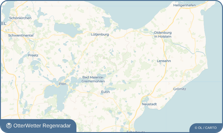 OtterWetter Regenradar-Widget Nüchel