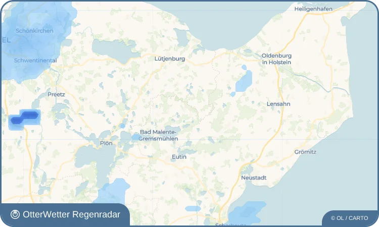 Wetter-Widget-Vorschau mit Vorhersagedaten für Nüchel