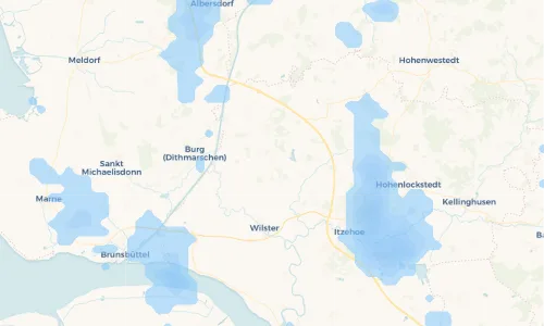 Regenradar Vorschaubild - Aktuelle Niederschläge in Nutteln und Umgebung