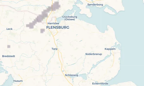 Regenradar Vorschaubild - Aktuelle Niederschläge in Obdrup und Umgebung