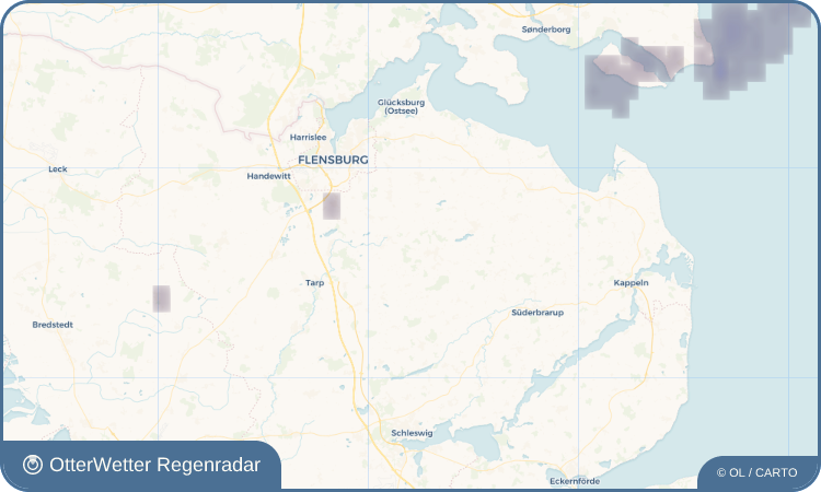 Widget-Vorschau für Obdrup Wetter-Widget-Vorschau mit Vorhersagedaten für Obdrup
