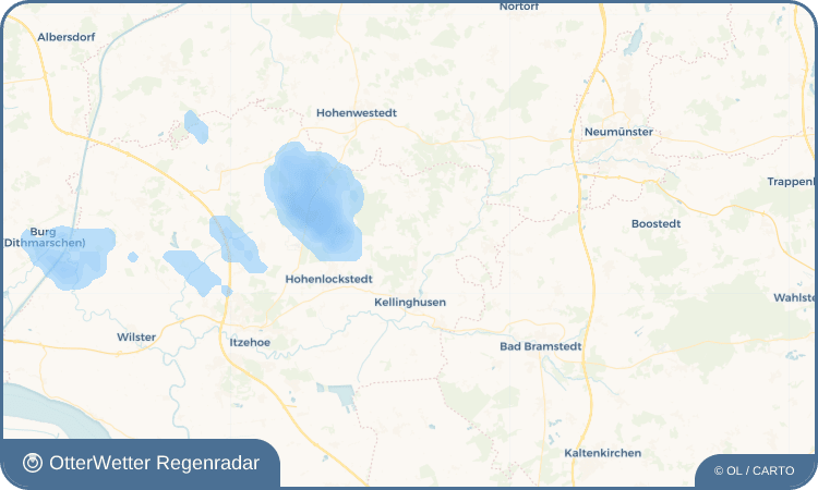 OtterWetter Regenradar-Widget Oeschebüttel