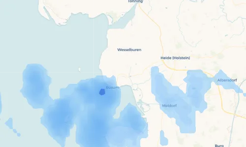 Regenradar Vorschaubild - Aktuelle Niederschläge in Oesterdeichstrich und Umgebung
