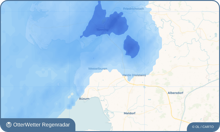 Widget-Vorschau für Oesterwurth Wetter-Widget-Vorschau mit Vorhersagedaten für Oesterwurth