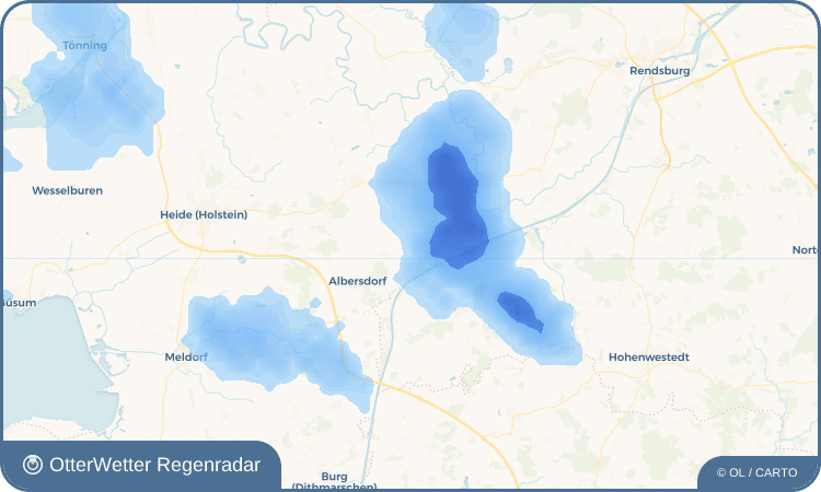 OtterWetter Regenradar-Widget Offenbüttel