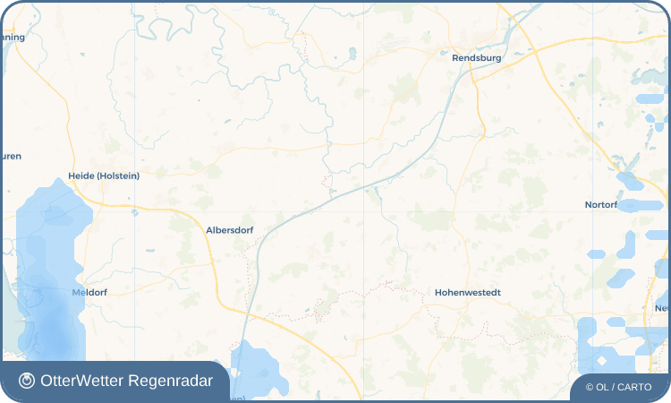 Widget-Vorschau für Oldenbüttel Wetter-Widget-Vorschau mit Vorhersagedaten für Oldenbüttel