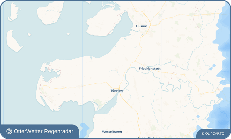 OtterWetter Regenradar-Widget Oldenswort