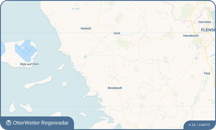 OtterWetter Regenradar-Widget Ost-Langenhorn