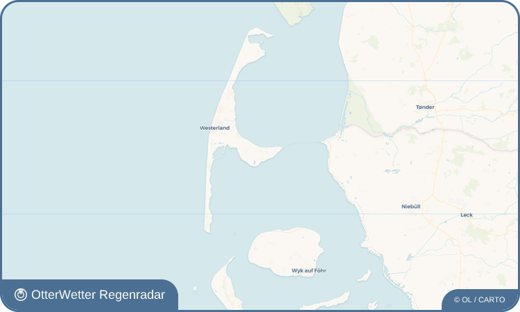 OtterWetter Regenradar-Widget Osterende