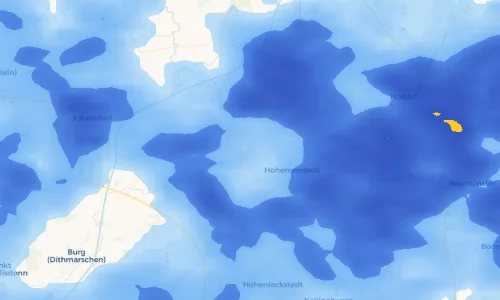 Regenradar Vorschaubild - Aktuelle Niederschläge in Osterstedt und Umgebung