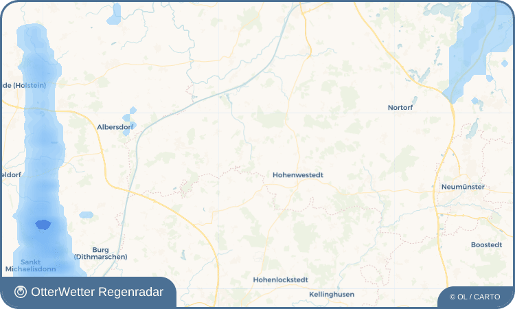 OtterWetter Regenradar-Widget Osterstedt