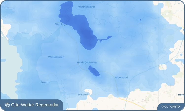 OtterWetter Regenradar-Widget Ostrohe