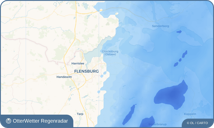 OtterWetter Regenradar-Widget Oxbüll