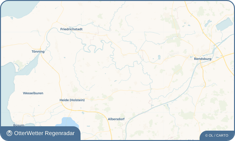 OtterWetter Regenradar-Widget Pahlen