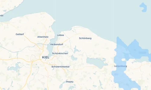 Regenradar Vorschaubild - Aktuelle Niederschläge in Passade und Umgebung