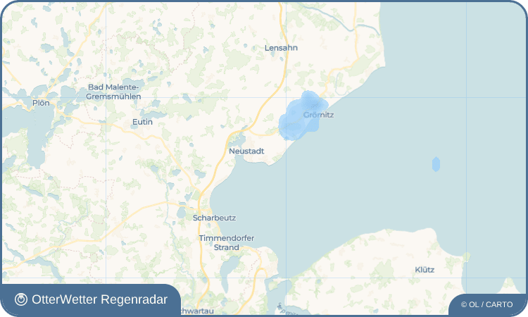 Widget-Vorschau für Pelzerhaken Wetter-Widget-Vorschau mit Vorhersagedaten für Pelzerhaken