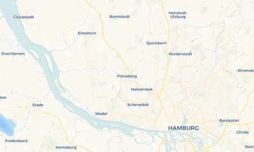 Regenradar Vorschaubild - Aktuelle Niederschläge in Pinneberg und Umgebung