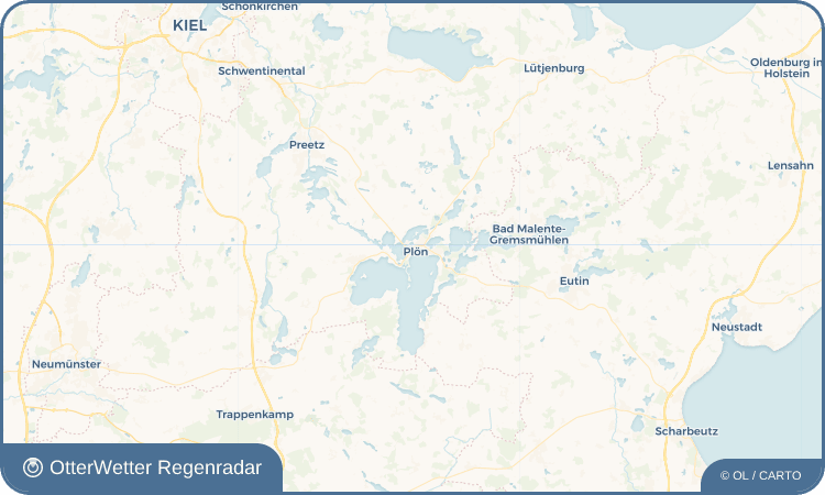 OtterWetter Regenradar-Widget Plön