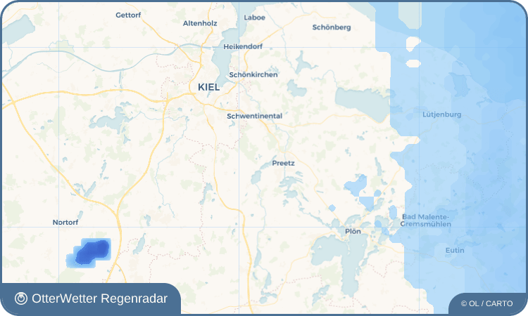 OtterWetter Regenradar-Widget Pohnsdorf