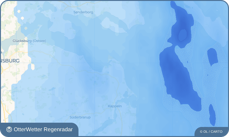 OtterWetter Regenradar-Widget Pommerby