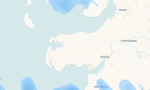 Regenradar Vorschaubild - Aktuelle Niederschläge in Poppenbüll und Umgebung